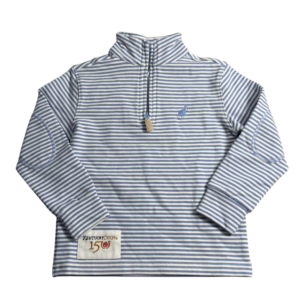 The Beaufort Bonnet Hayword 1/2 zip Kentucky Derby Pullover NWT 2T